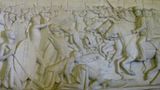 Bitwa nad Krwawą Rzeką, fragment fryzu w Pomniku Voortrekkera k/Pretorii, zdjęcie własne'