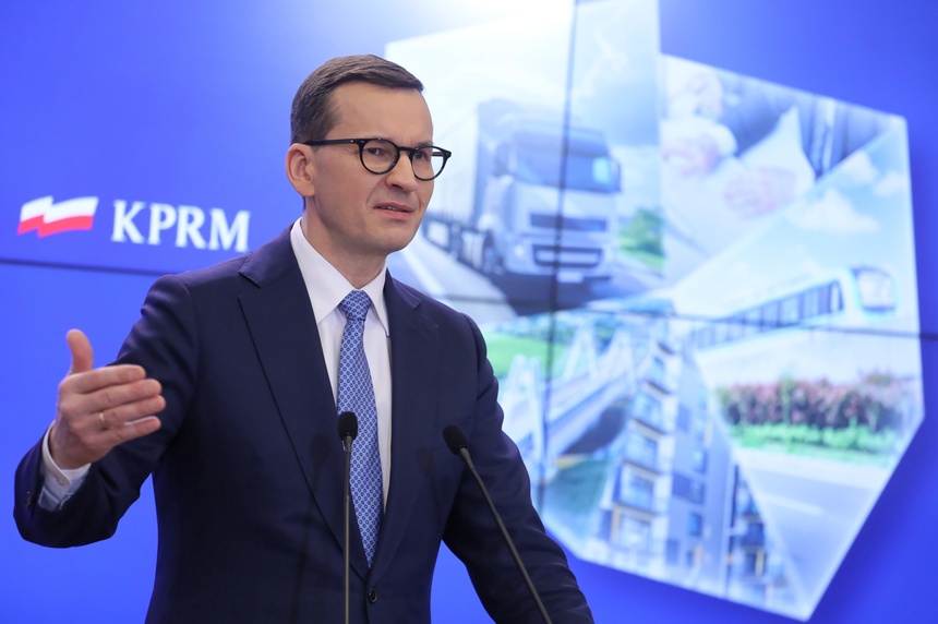 Mateusz Morawiecki, premier. Fot. PAP/Paweł Supernak