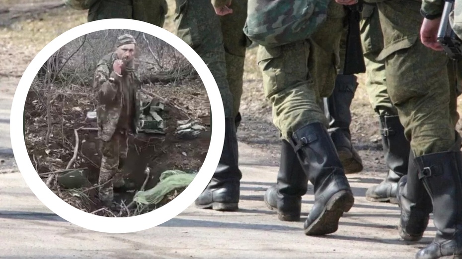 Niezidentyfikowany żołnierz został okrzyknięty bohaterem, fot. Twitter