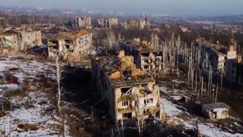Na wschodzie Ukrainy w dalszym ciągu trwają ciężkie walki o Bachmut. (fot. Twitter)