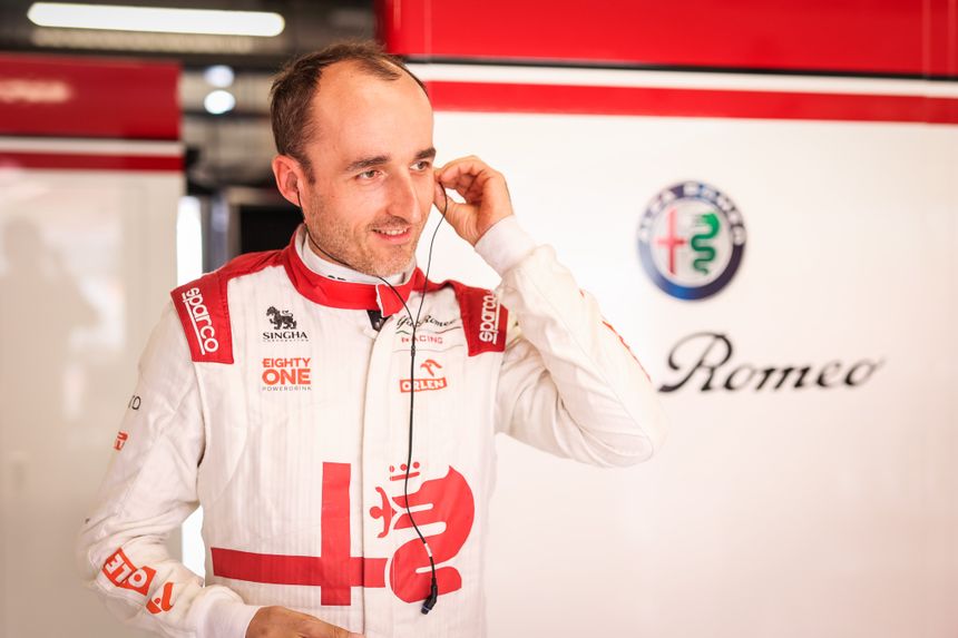 Robert Kubica wraca na tor F1! Fot. Twitter/Alfa Romeo Racing ORLEN