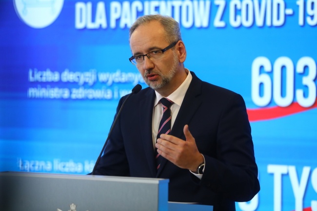 Minister Zdrowia Adam Niedzielski. Fot. PAP