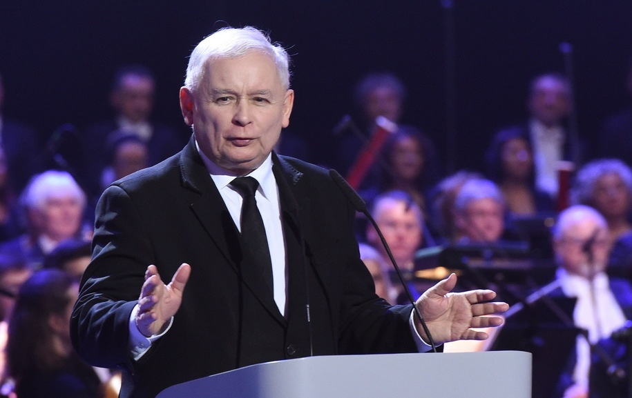 Jarosław Kaczyński, prezes PiS. Fot. PAP/Radek Pietruszka