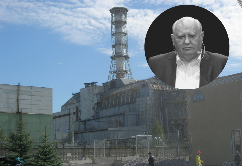 To właśnie za kadencji Michaiła Gorbaczowa doszło do nuklearnej katastrofy w Czarnobylu. Źródło: flickr.com, SpreeTom - Own work, CC BY-SA 3.0