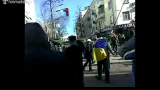 protesty przy ul.Instytuckiej, skrzyzowanie z proułkiem Kriposnym, blisko Rady Najwyzszej Ukrainy