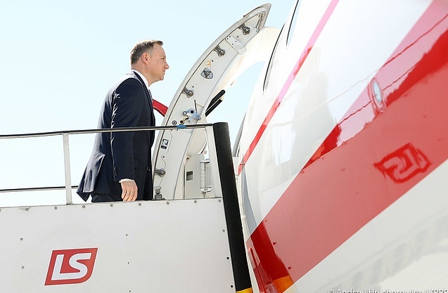 Prezydent Andrzej Duda rozpoczyna wizytę w USA, fot. Andrzej Hrehorowicz/KPRP (www.prezydent.pl)