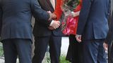rezydent RP Andrzej Duda z małżonką Agatą Kornhauser-Dudą w drodze do rezydencji Blair House w Waszyngtonie. Fot. PAP/Radek Pietruszka