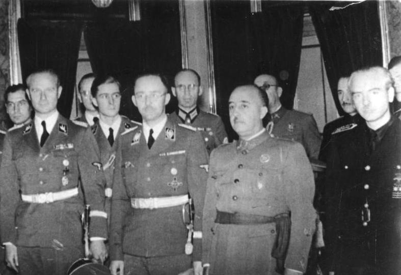 Generał Franci i Himmler w 1940 r.