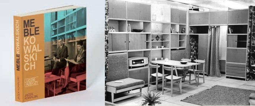 pokój wyposażony Meblami Kowalskich, pawilon przy ul. Przeskok w Warszawie, luty 1963. Fot. z arch. rodz. autora