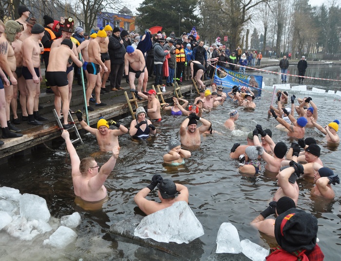 Wspomnienie zimy - augustowski Zlot Morsów