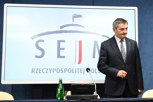 Marszałek Sejmu Marek Kuchciński (PiS). Fot. PAP/Radek Pietruszka
