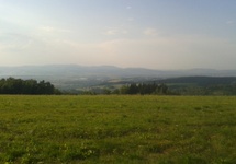 Kotlina Sądecka, widok z Popowic