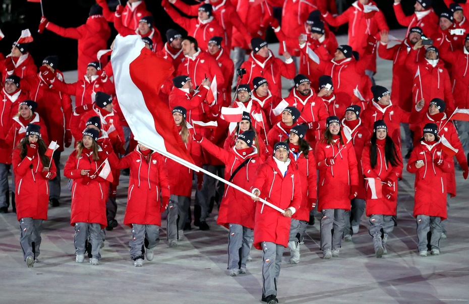 Polska reprezentacja na Zimowych Igrzyskach Olimpijskich w Pjongczangu 2018. Fot. PAP/EPA