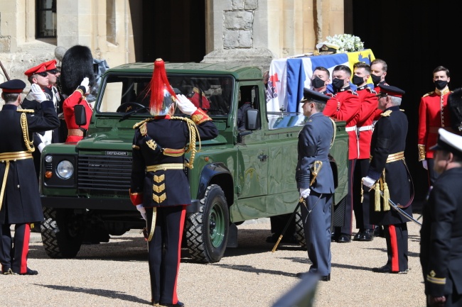 Windsor, Anglia. Pogrzeb księcia Filipa. Fot. PAP/EPA/Sgt Jimmy Wise/HANDOUT