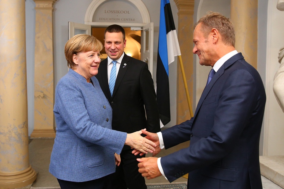 Angela Merkel i Donald Tusk. fot. Flickr