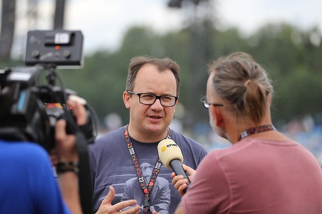 Rzecznik Praw Obywatelskich Adam Bodnar na Przystanku Woodstock. Fot. Ralf Lotys/CC BY 4.0