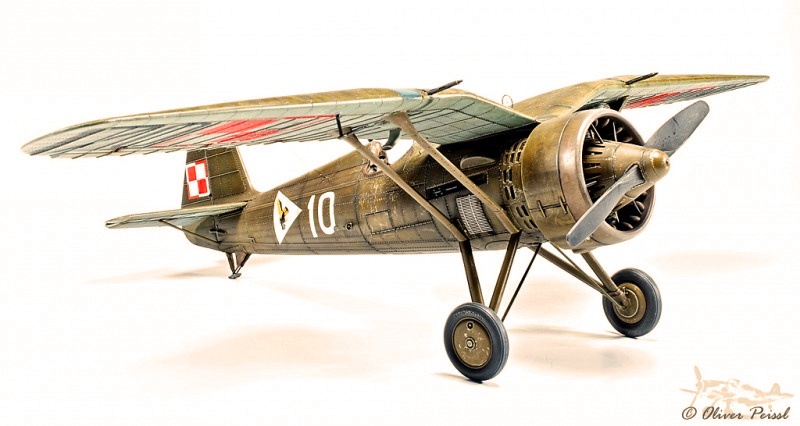 Model P.11c wykonany przez niemieckiego modelarza Olivera Peissla. Zdjęcie: Modelluniversium