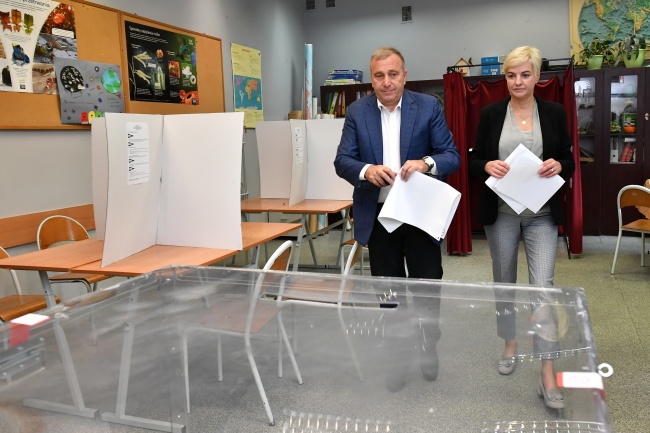 Grzegorz Schetyna w rodzinnym Wrocławiu otrzymał stosunkowo niewiele głosów. Fot. PAP/Maciej Kulczyński