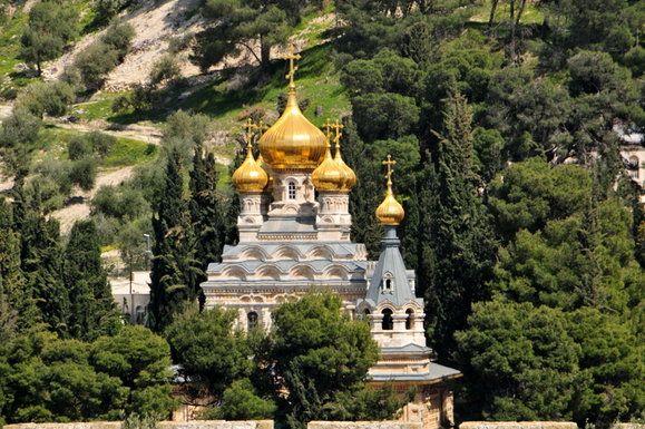 Góra Oliwna. Cerkiew Marii Magdaleny