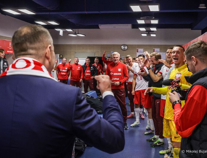 Nawrocki nie przepuścił okazji. Tak wspierał Polaków w kluczowym meczu