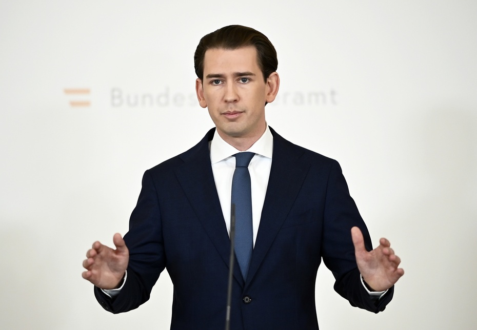 Sebastian Kurz nie będzie dalej kanclerzem Austrii. Fot. PAP/EPA