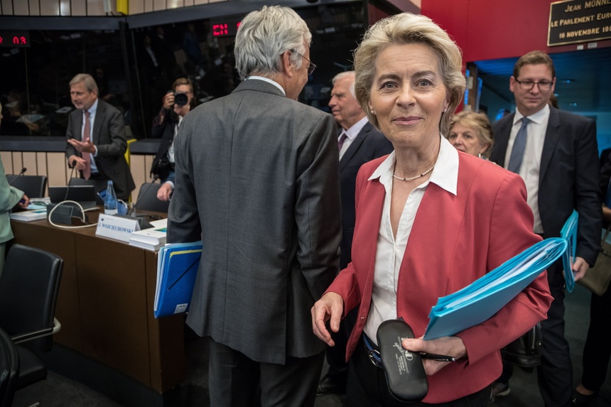 Ursula von der Leyen, szefowa Komisji Europejskiej. Fot. PAP/EPA