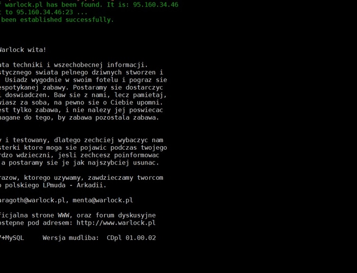 Przegląd mudów: Warlock