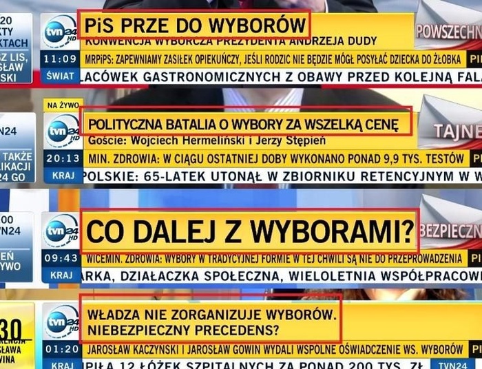 I nagle wszystkim się odmieniło, teraz już chcą wyborów 10 maja