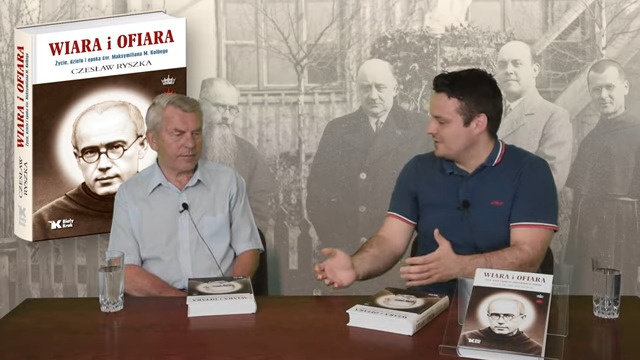 Czesław Ryszka udziela wywiadu "Białemu Krukowi"