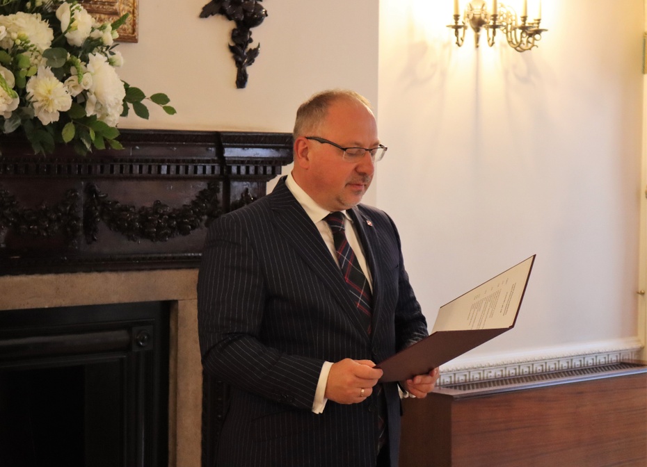 Arkady Rzegocki, Ambasador RP w Londynie, ma zostać Szefem Służby Zagranicznej w MSZ. fot: Twitter