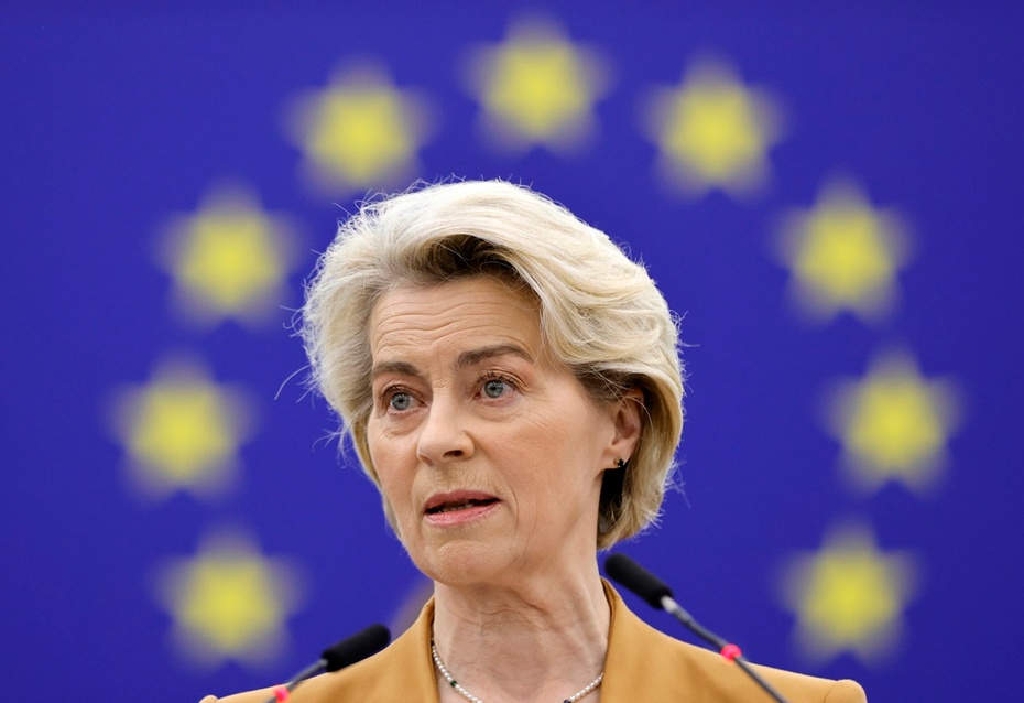 Szefowa Komisji Europejskiej Ursula von der Leyen. Fot. PAP/EPA/RONALD WITTEK