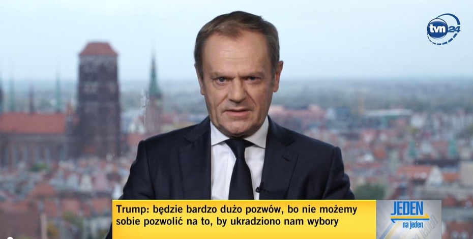 Donald Tusk nie szczędził słów krytyki pod adresem Jarosława Kaczyńskiego i Donalda Trumpa.