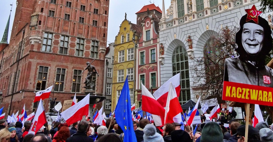 Demonstracja przeciwników PiS, czyli KOD. fot. Wikipedia