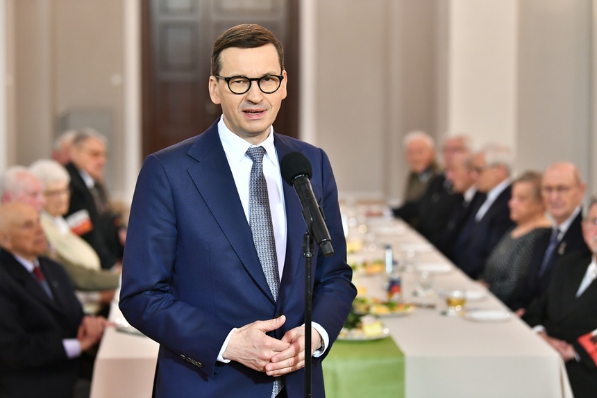 Premier Mateusz Morawiecki. Fot. PAP/Maciej Kulczyński