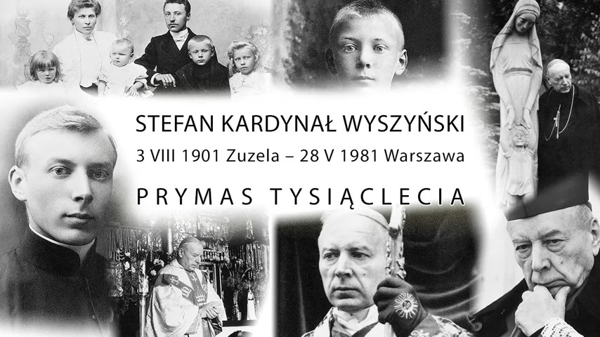 Czołówka filmu - kadr - ks. Stefan Wyszyński - WAB