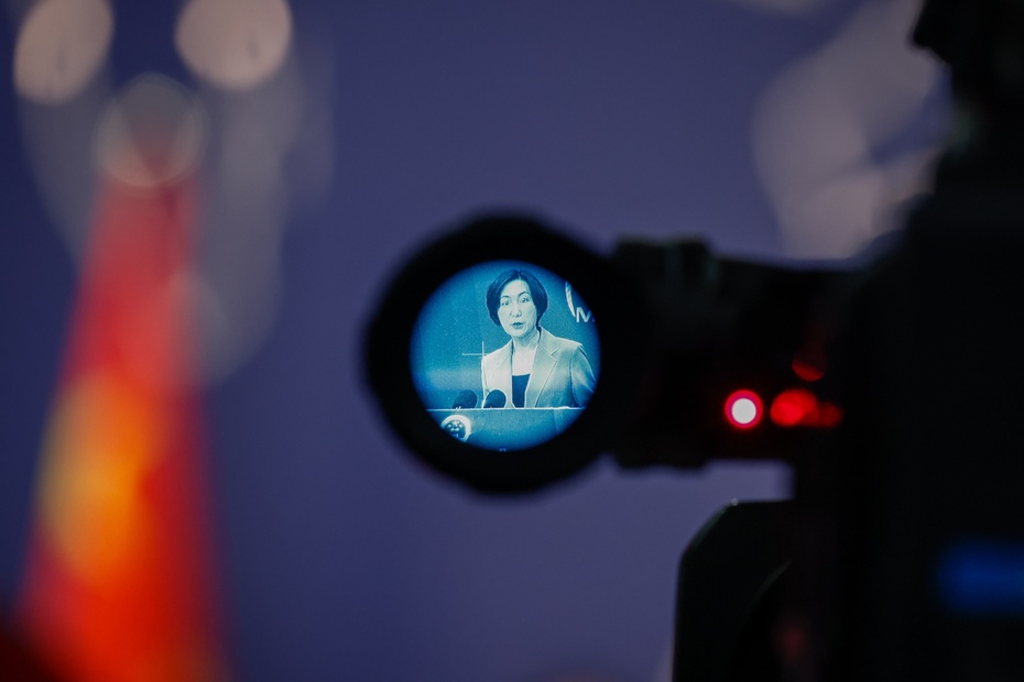 Minister spraw zagranicznych Chin. fot. Mao Ning fot. PAP/EPA/MARK R. CRISTINO