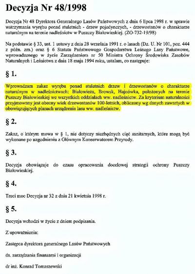 Decyzja 48/1998 K.Tomaszewskego