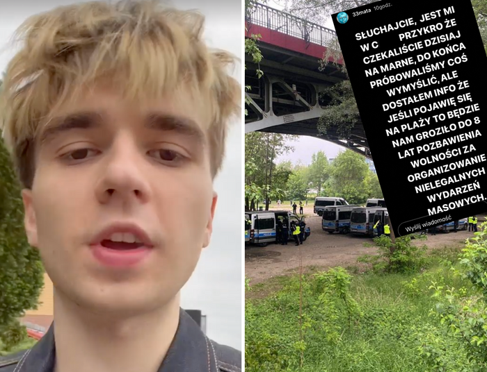 Mata i spontaniczny koncert nad Wisłą. "Groziło nam do ośmiu lat pozbawienia wolności"