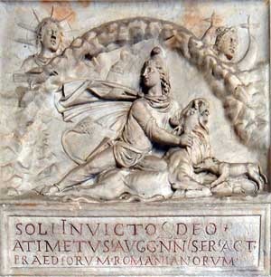 25 grudnia w I w n.e., w Rzymie obchodzono narodzenie boga Mitry./ Mat Google