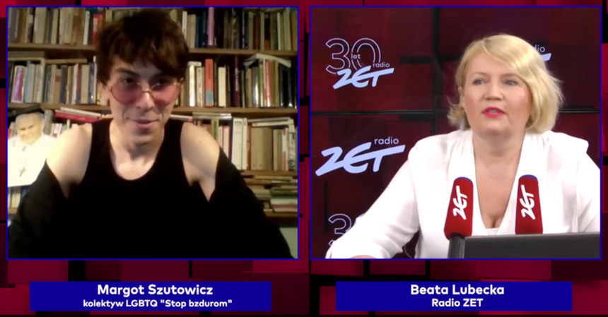 Wywiad z Szutowiczem. Foto: Radio ZET