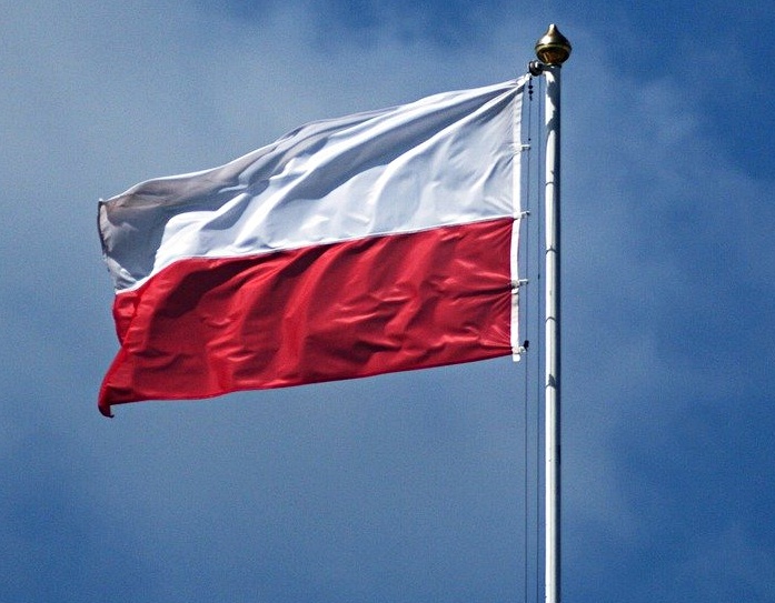 Flaga Rzeczypospolitej Polskiej.