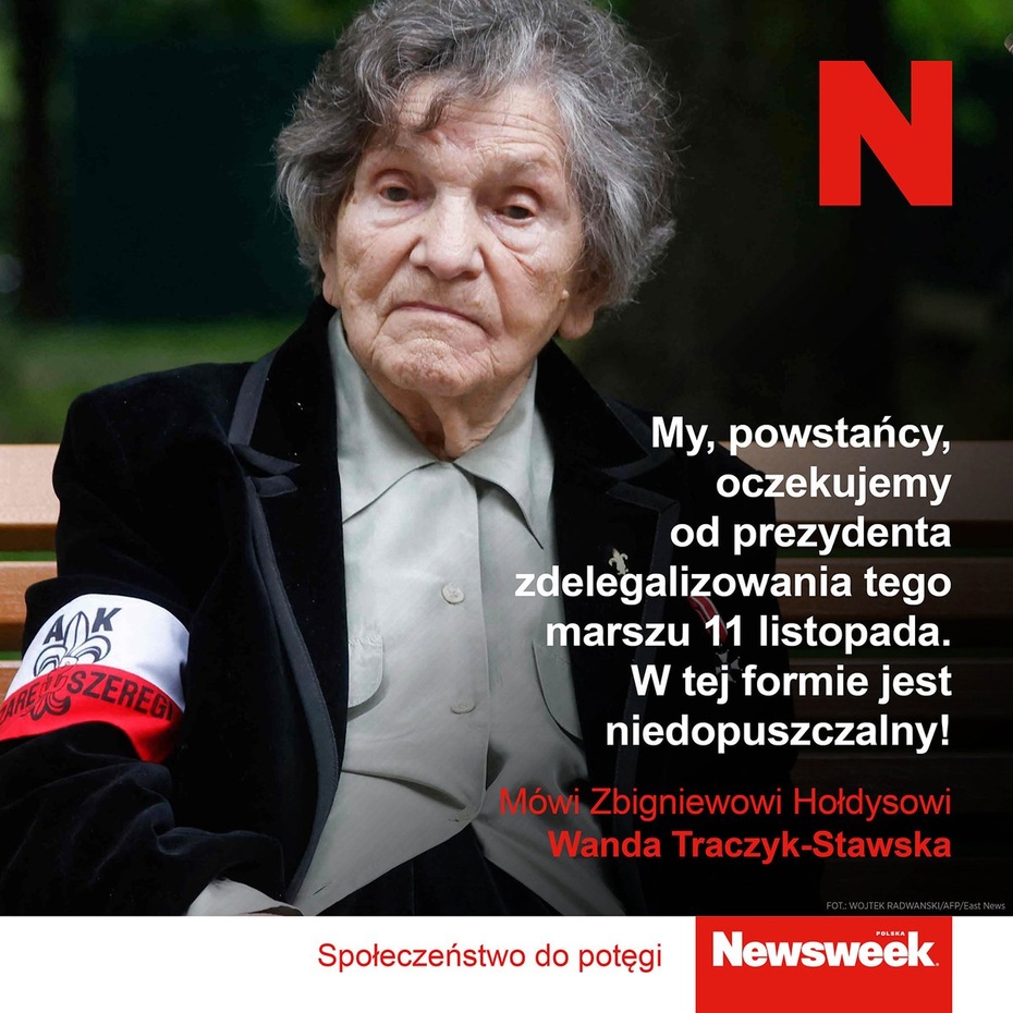 Wanda Traczyk-Stawska w "Newsweeku".