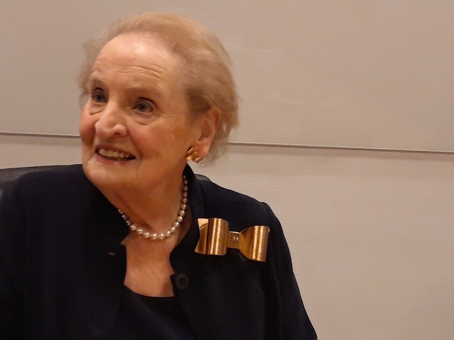 Madeleine Albright w Warszawie