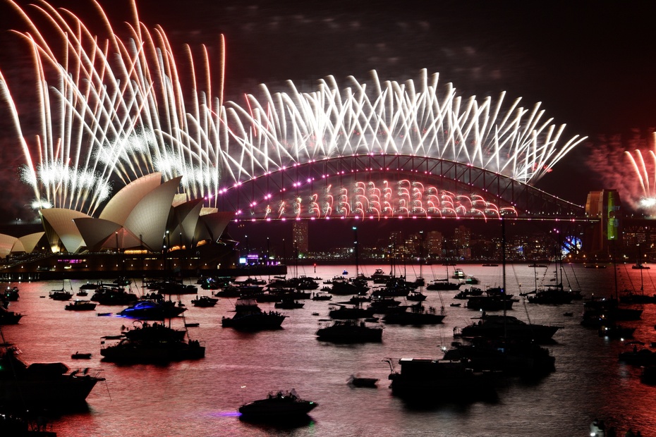Nowy Rok w Australii. Źródło: EPA/BIANCA DE MARCHI AUSTRALIA AND NEW ZEALAND OUT