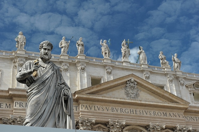 Bazylika Świętego Piotra, marzec 2013. Fot. Piotr Łysakowski