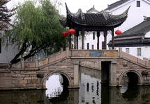 13-mostek Xi Shi w miejscowości Mudu w pobliżu Suzhou