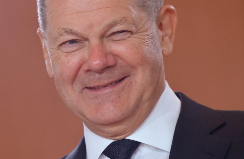Kanclerz Niemiec Olaf Scholz. Fot. PAP/EPA/HANNIBAL HANSCHKE