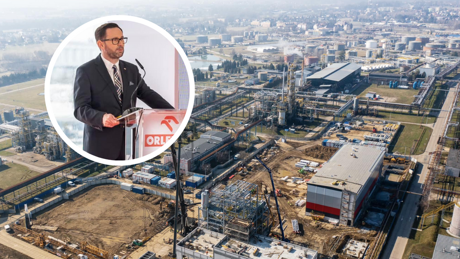 Daniel Obajtek zapowiedział przyspieszenie inwestycji w rafineriach, dzięki czemu od przyszłego roku Orlen będzie mógł produkować paliwo E10. (fot. Facebook)