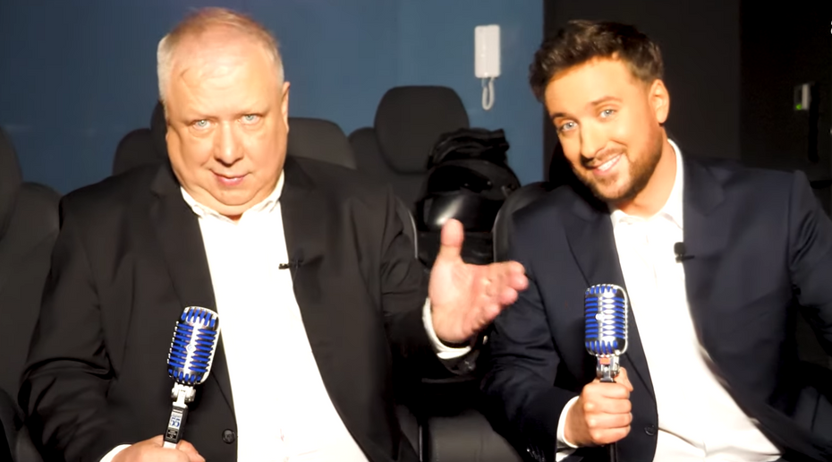 Marek Sierocki i Olek Sikora skomentują Eurowizję 2021. fot. Youtube