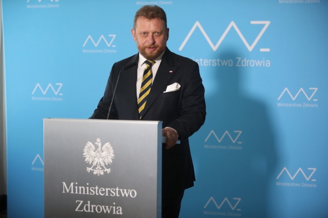 Minister zdrowia Łukasz Szumowski. Fot. PAP/Wojciech Olkuśnik